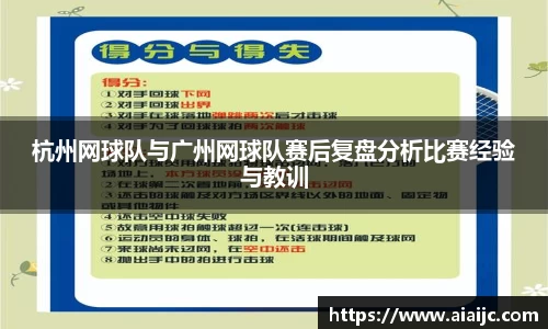 杭州网球队与广州网球队赛后复盘分析比赛经验与教训